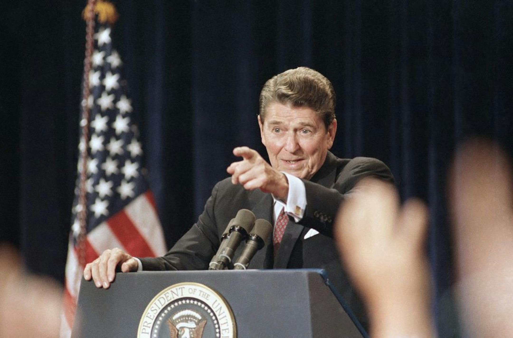 President Ronald Reagan in 1986.