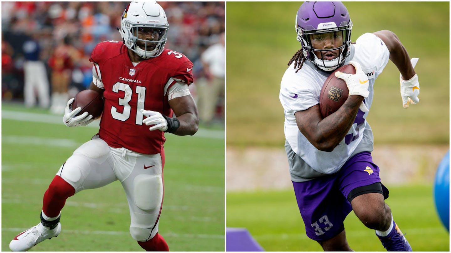 David Johnson and Dalvin Cook