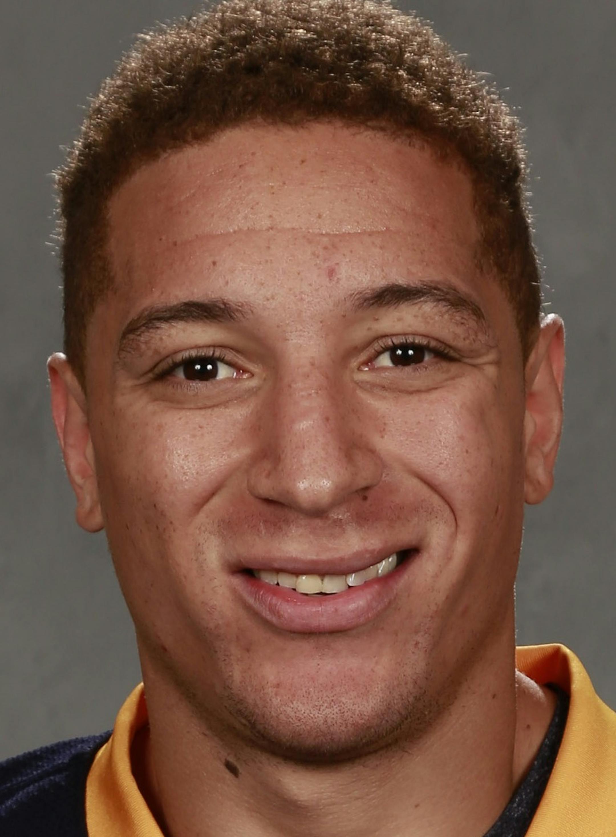 BUFFALO, NY - SEPTEMBER 18: Chris Stewart of the Buffalo Sabres poses for his official headshot for the 2014-2015 season on September 18, 2014 at the First Niagara Center in Buffalo, New York. (Photo by Bill Wippert/NHLI via Getty Images) *** Local Caption *** Chris Stewart ORG XMIT: 503032187