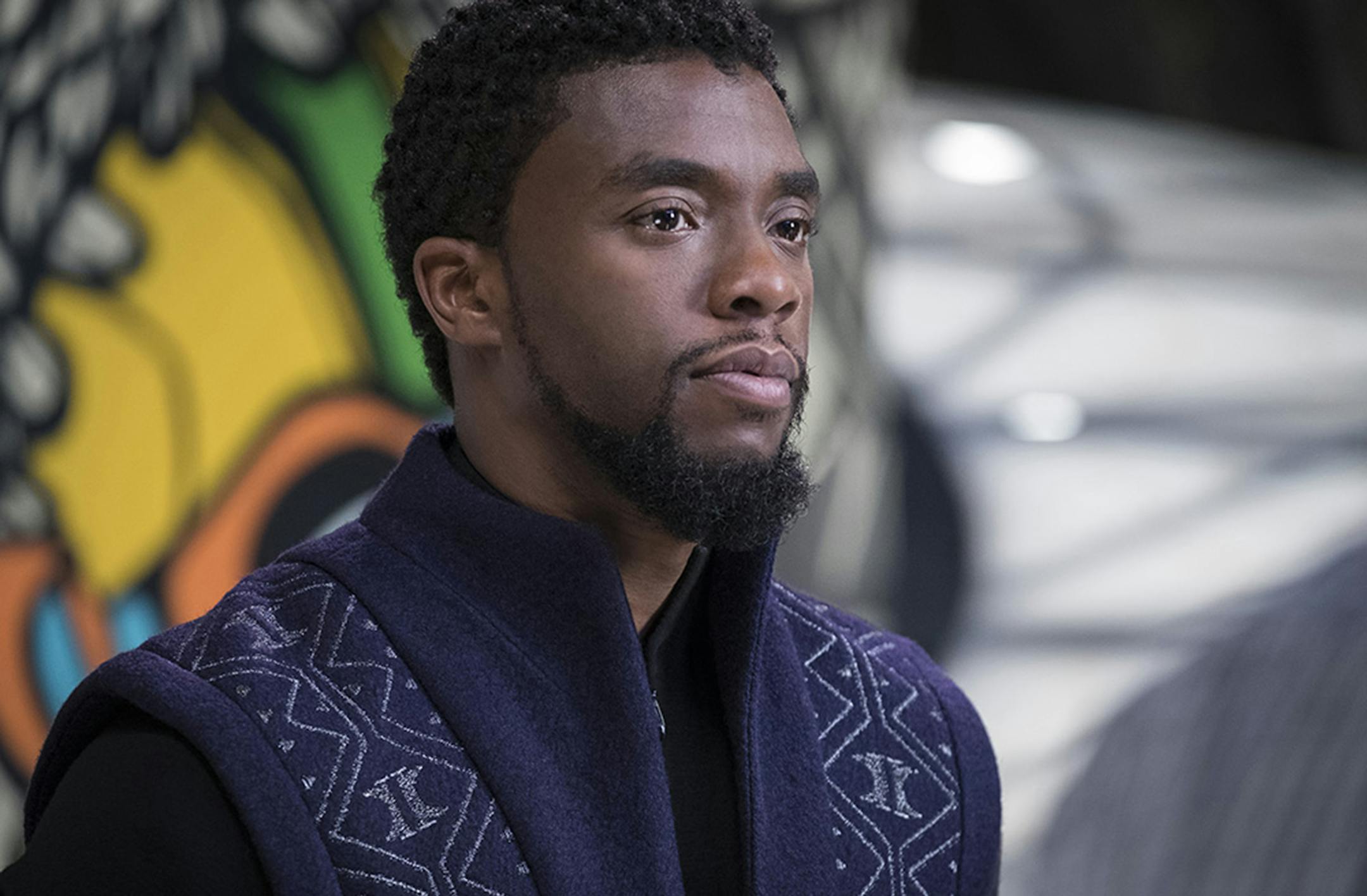 Chadwick Boseman first appeared as T'Challa, the Black Panther, in "Captain America: Civil War." He headlines "Black Panther" in February. (Matt Kennedy/Marvel Studios) ORG XMIT: 1220112