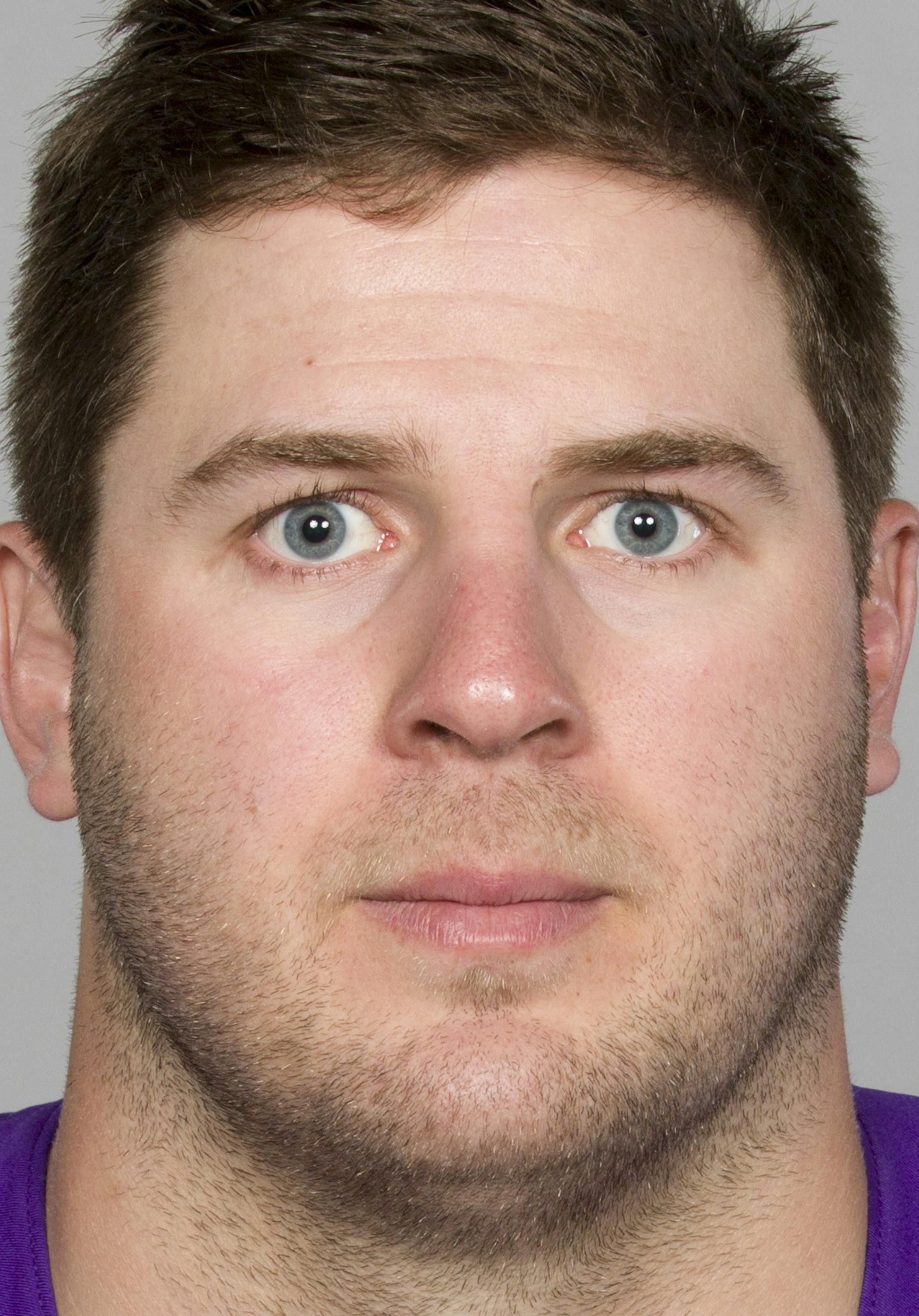 This is a photo of Riley Reiff of the Minnesota Vikings NFL football team. This image reflects the Minnesota Vikings active roster as of Tuesday, June 18, 2019. (AP Photo) ORG XMIT: NFLHS19