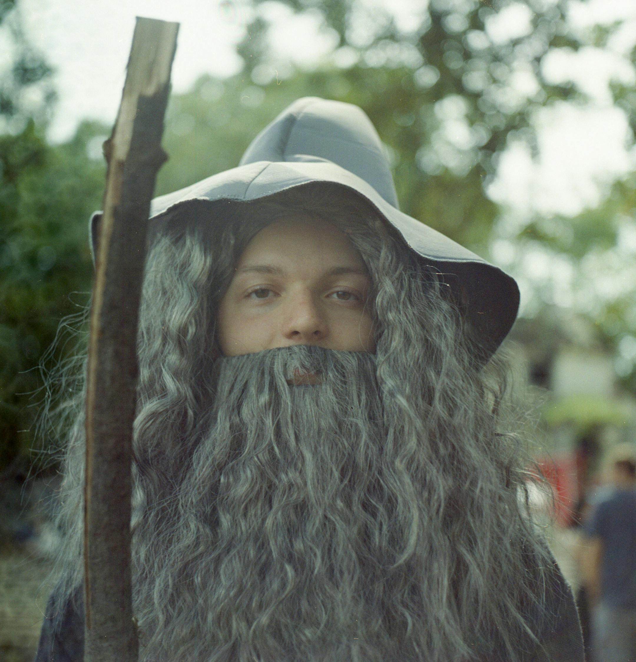 Robert Williams as Gandalf the Grey. "I love 'The Lord of the Rings' and 'The Hobbit' and just love being Gandalf, too," he said.
