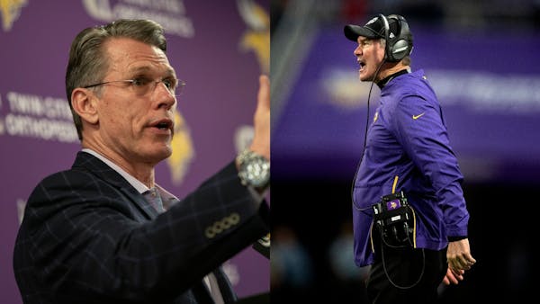 With new contract extensions, Rick Spielman (left) and Mike Zimmer have a chance to become the longest GM-coach pairing in Vikings history.