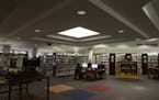 Interior of the Anoka County Library.