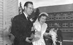 Gerald and Henrietta Rauenhorst on their wedding day in 1950. Provided