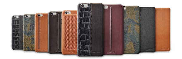 These are pics of the Cole Haan smartphone cases that will be available at Best Buy starting May 31. Best Buy is announcing a partnership with Cole Ha