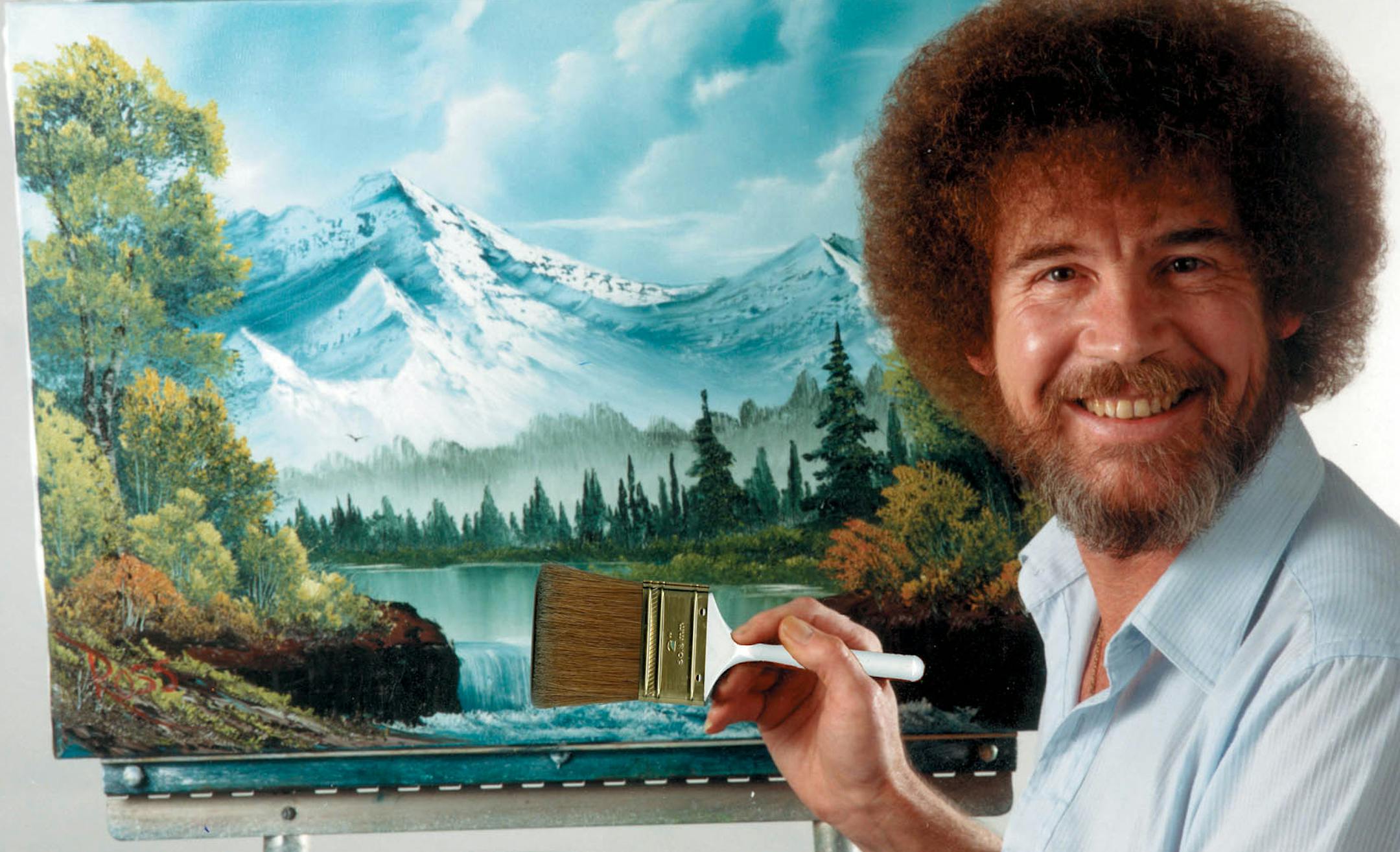 Bob Ross, who died in 1995, is making a bit of a comeback.