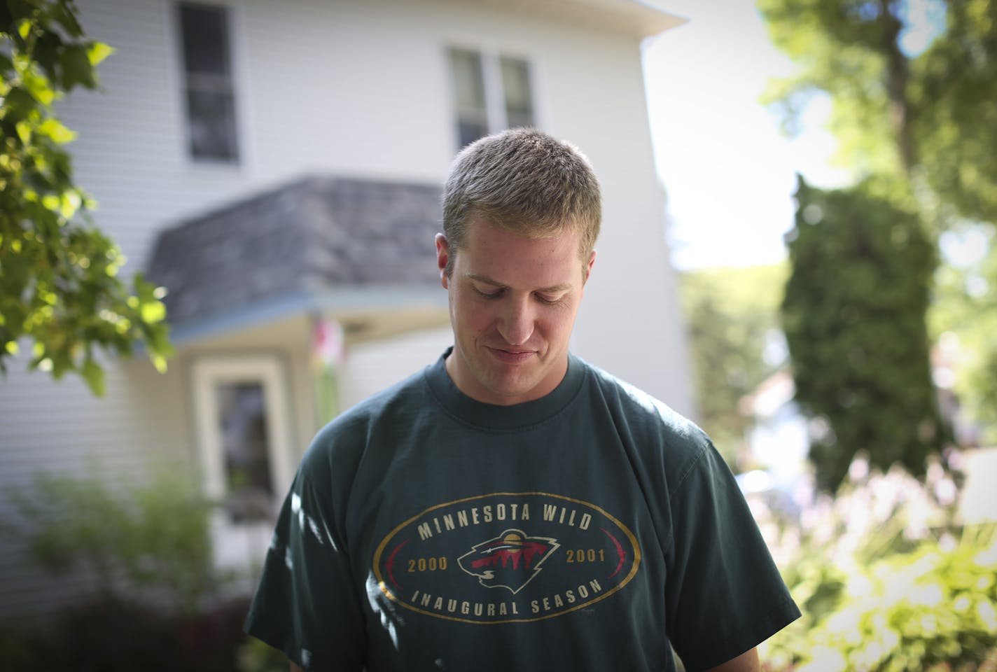 Randy May talked about his struggles with bi-polar disorder and how he ended up in jail on a manic episode at Woodland Intensive Residential in Atwater, Minn., on Wednesday, July 24, 2013.