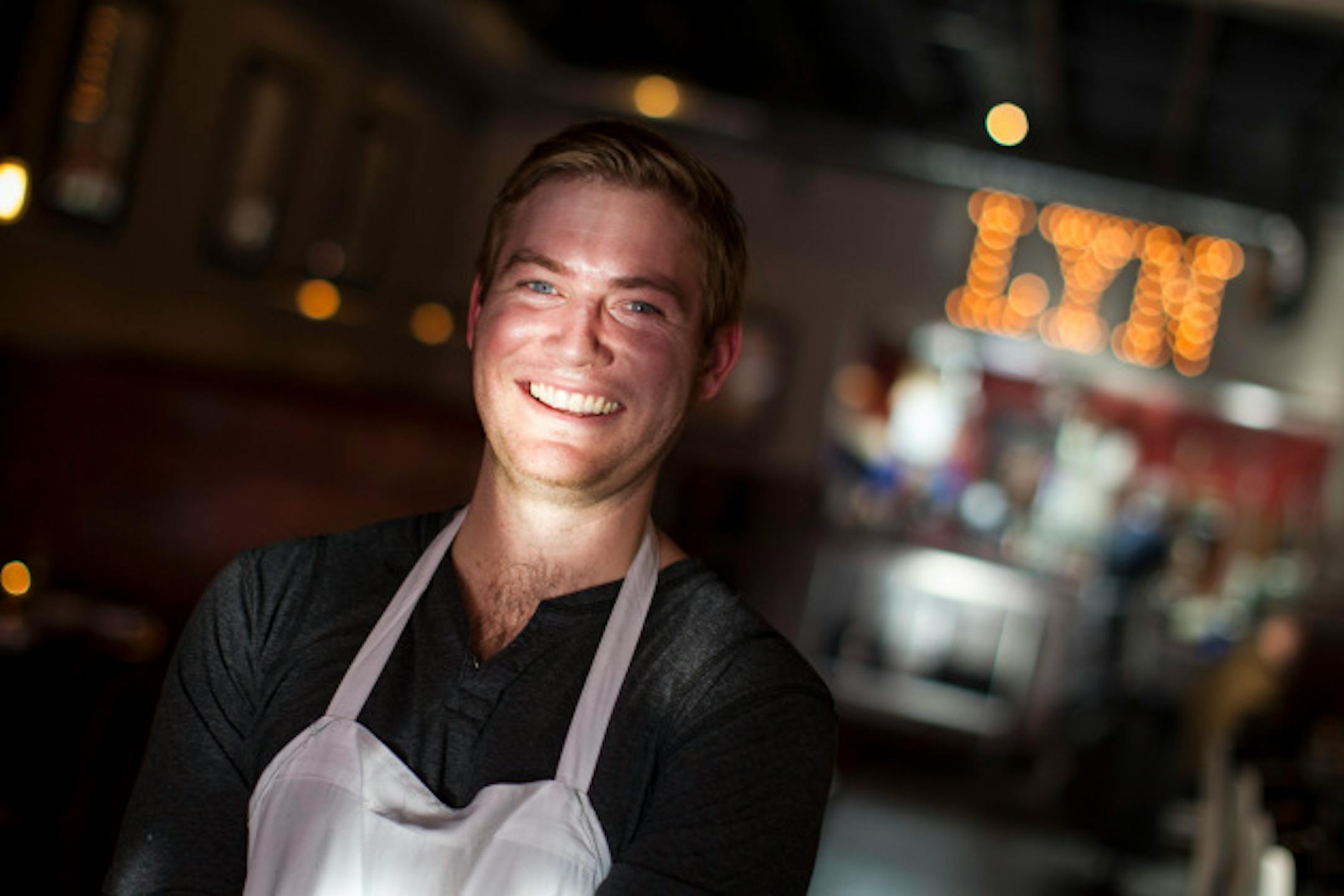 Cook Ben Rients at Lyn 65 in Richfield January 30, 2015.   (Courtney Perry/Special to the Star Tribune)