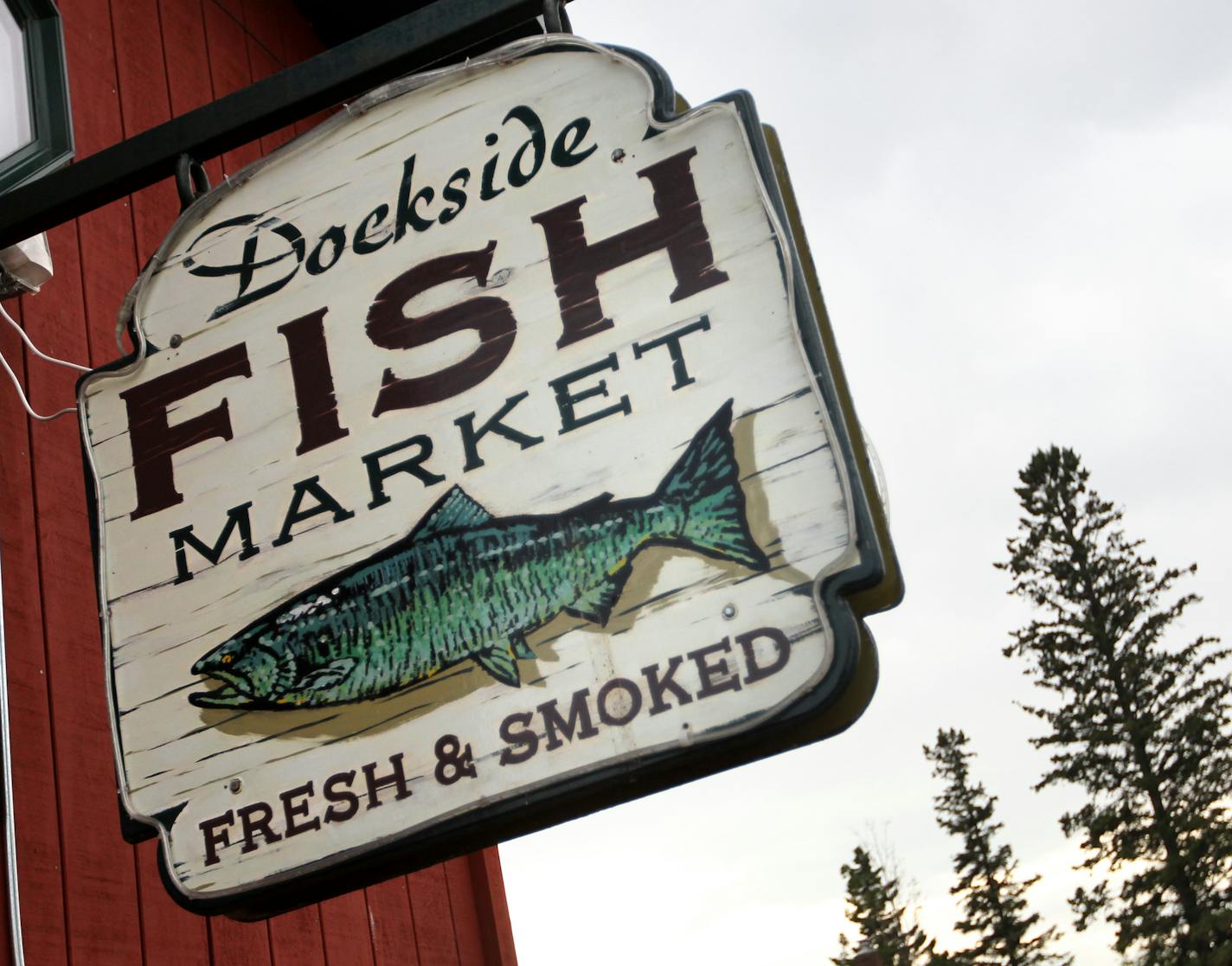 Dockside Fish Market in Grand Marais, Minn.