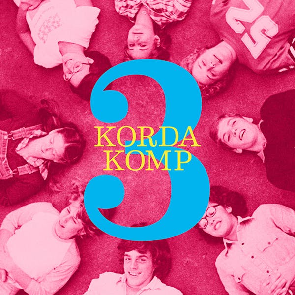 'Korda Komp 3' album cover, a label compilation featuring the Ocean Blue, the Starfolk, Innocence Mission, Deep Pool and more.