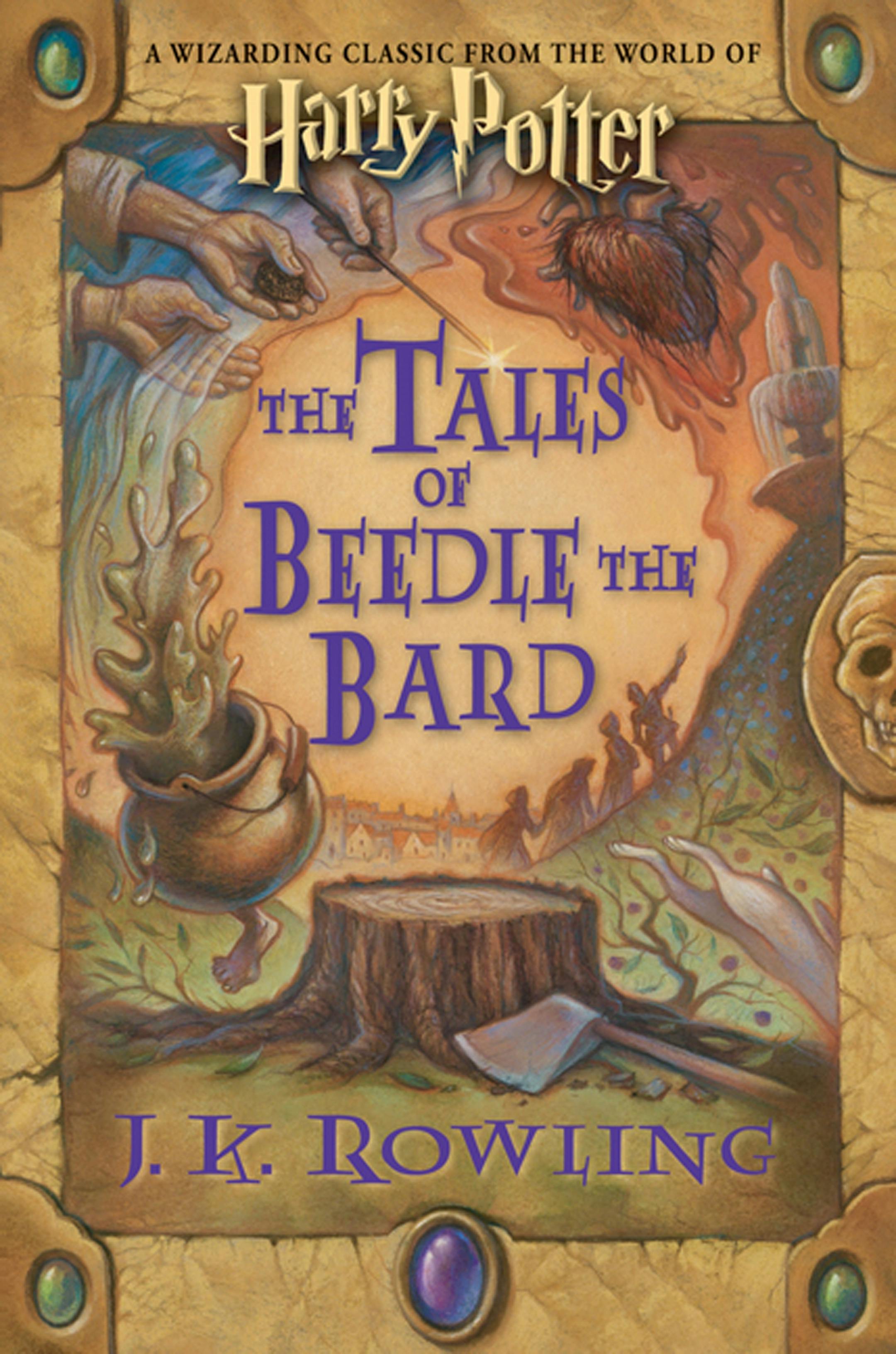 This photo released by Scholastic shows the cover of "The Tales of Beedle the Bard," by J.K. Rowling.