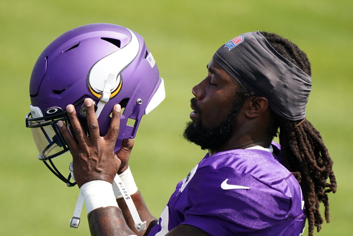 Dalvin Cook at training camp last month.