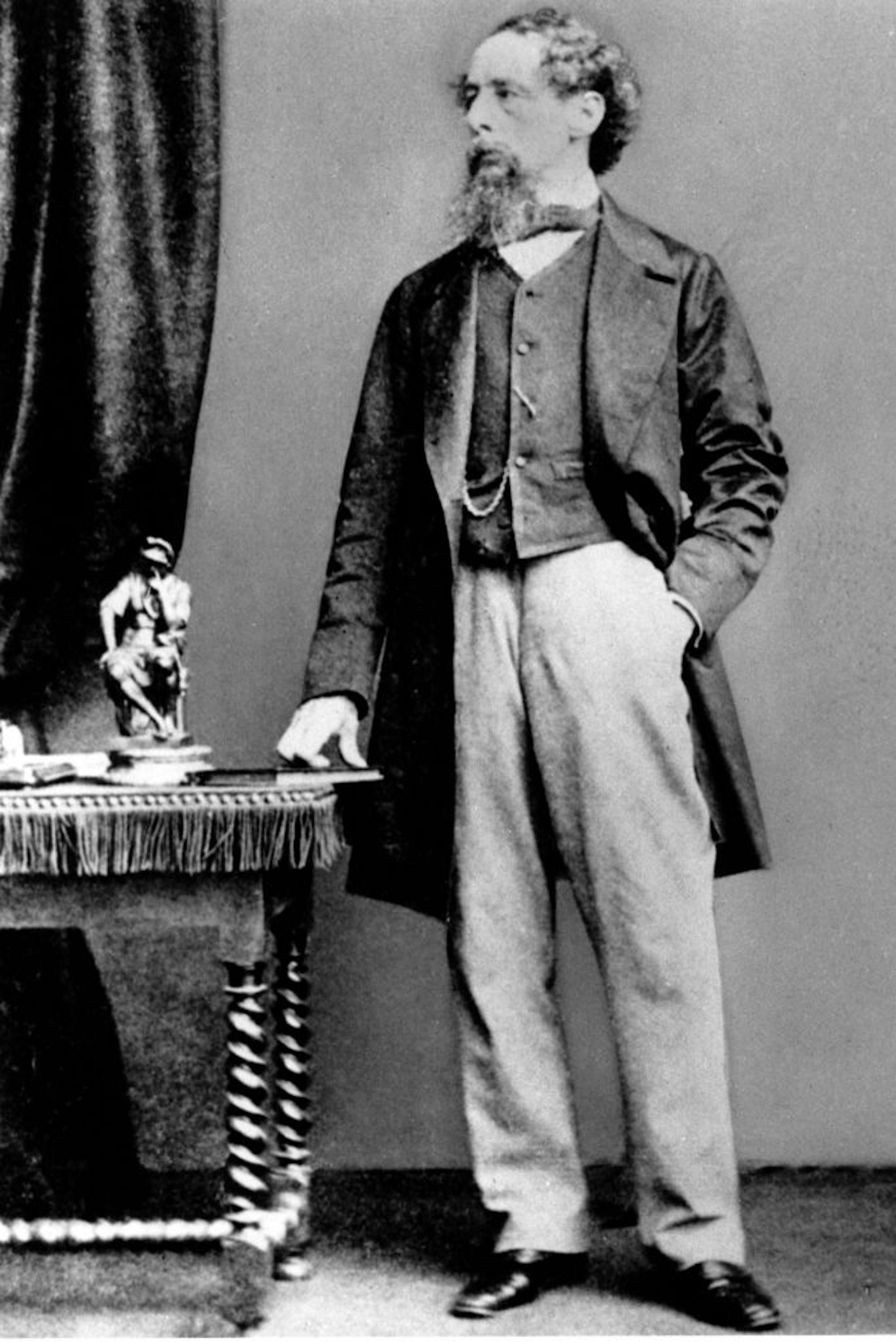 An undated photo of author Charles Dickens.
