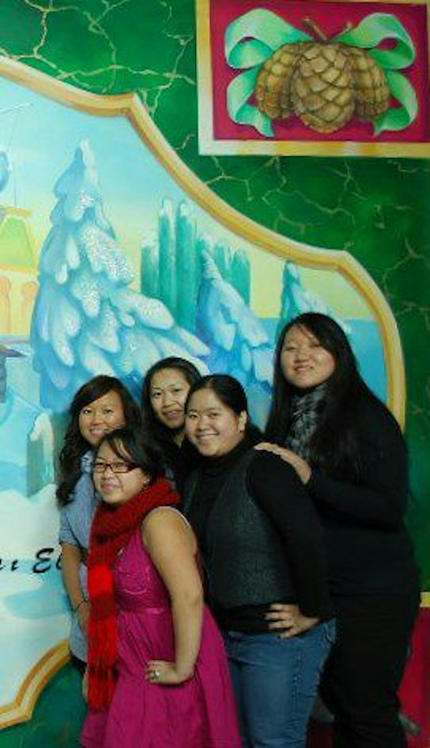 Mai Yer Xiong (center front) credits the Hmong Women's Circle Girl Scout program with helping her gain the confidence to apply Wellesley College, where she begins studies in the fall. Other Scouts pictured: Front row, left to right: Mila Yang, Mai Yer Xiong, Loulia Wang. Back row, left to right: Kia Vang, Zoua Xiong.