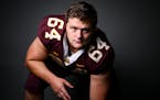Gophers offensive lineman Conner Olson
