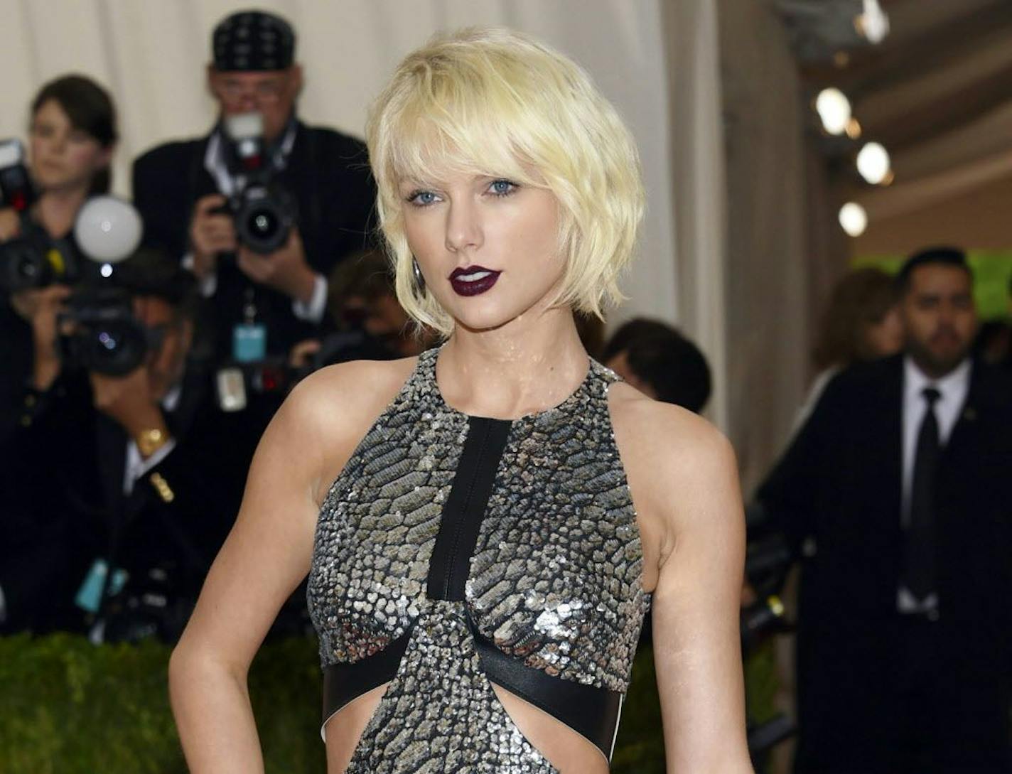 Taylor Swift, pictured in 2016, testified that ex-DJ David Mueller reached under her skirt and grabbed her backside at a 2013 event in Denver. Mueller, who had been previously fired from a DJ job at KDWB in Minneapolis, sued Swift and others on her team, denying he groped Swift.