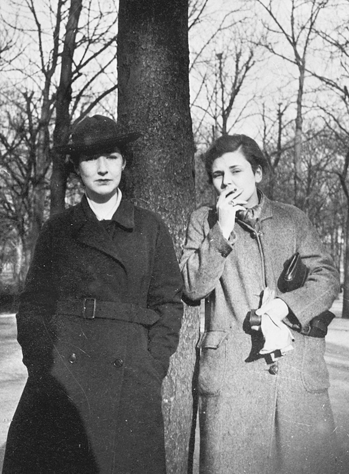 Houghton Mifflin
Elizabeth Bishop, right, with Louise Crane, her girlfriend and traveling companion, in 1937.