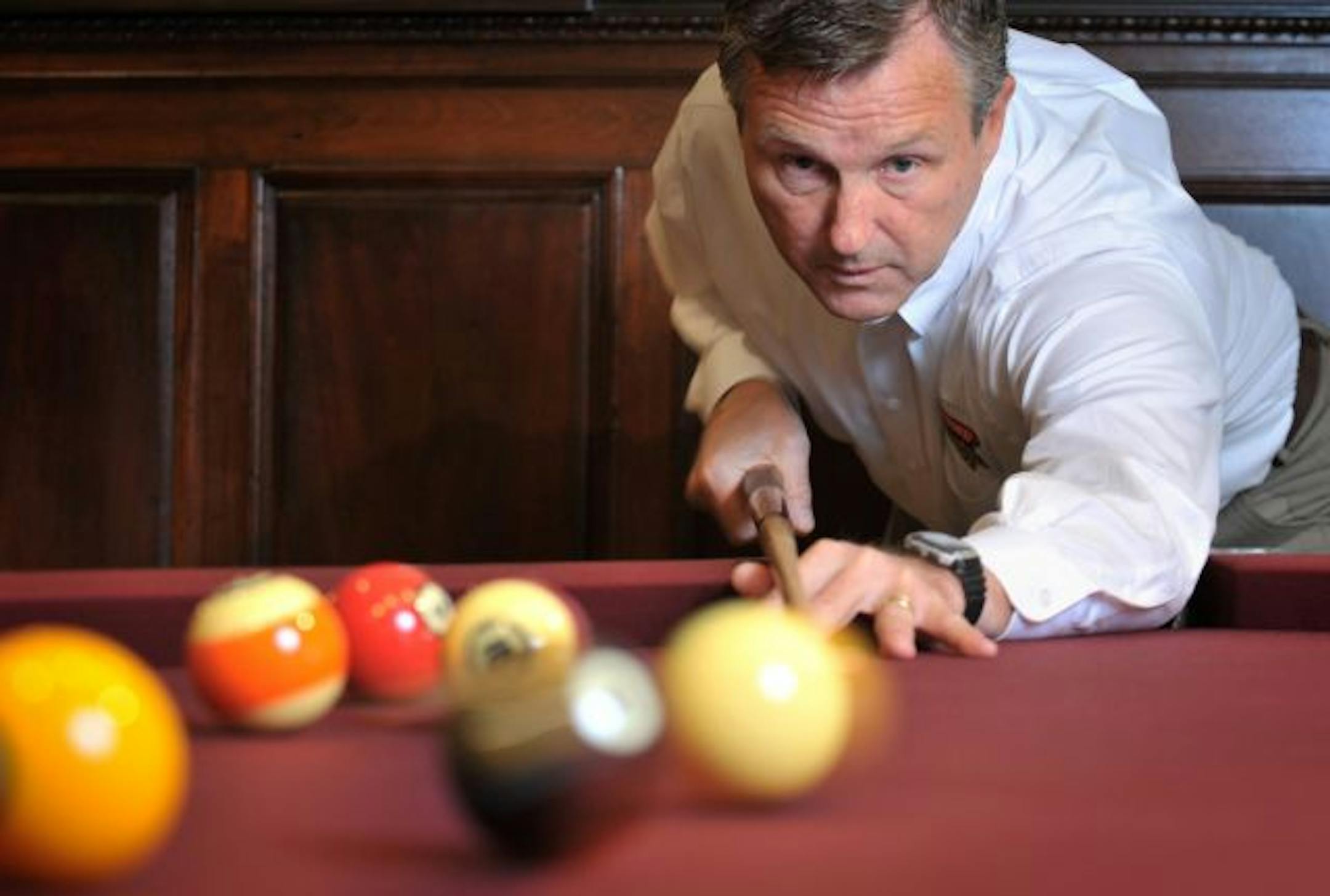 Greg Peterson, owner, Peters Billiards.