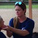 Provided photo
Lindsey Smith examined a woman in Puerto Rico after last year's Hurricane Maria.