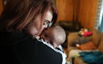 Ashley Benson, a mother of four who went through Sanford Bemidji Medical Center's First Steps program to help pregnant opioid addicts wean off their a