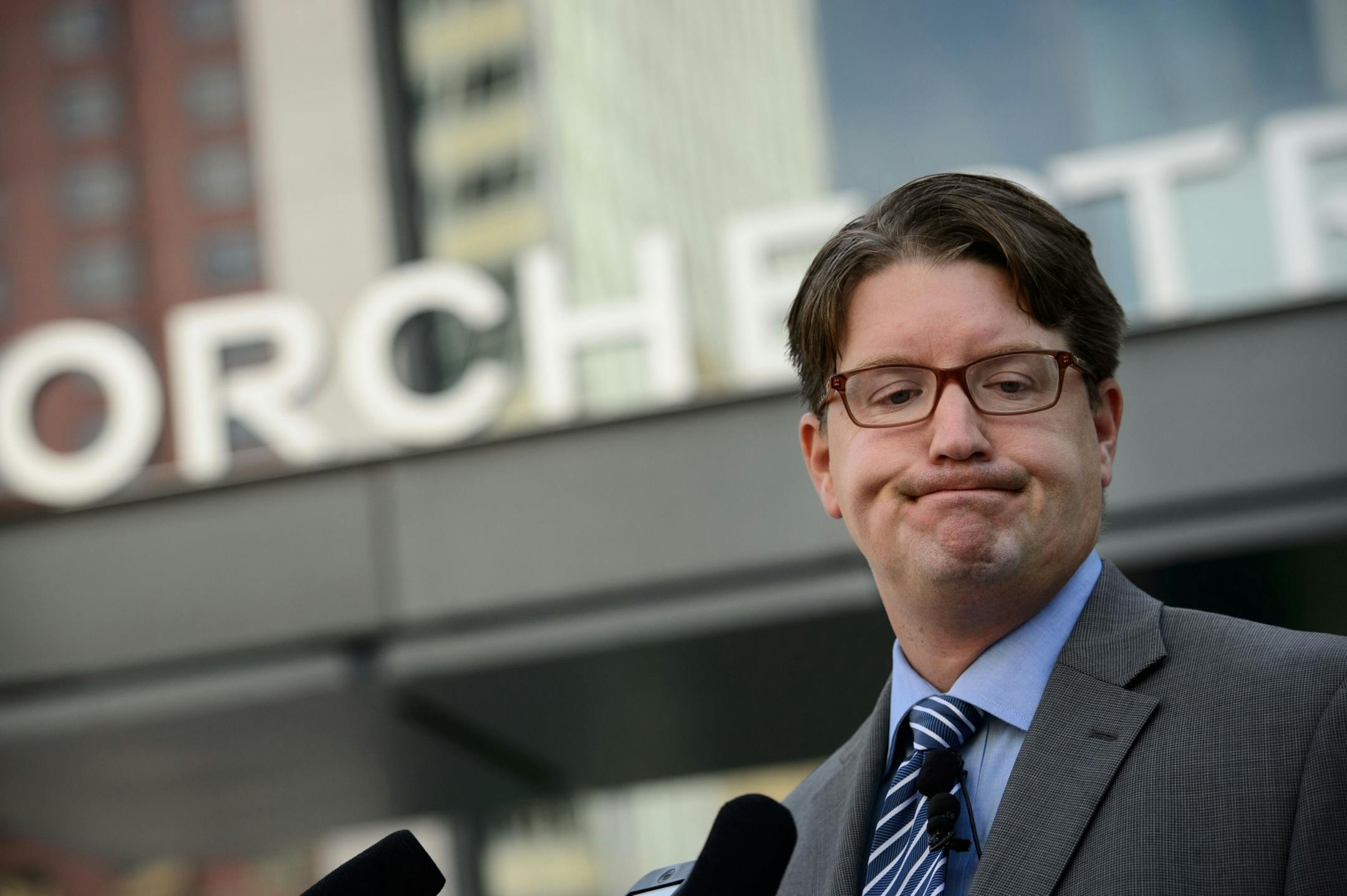 Minnesota Orchestra musician spokesperson Blois Olson gave an update Monday morning on the status of negotiations with orchestra management.