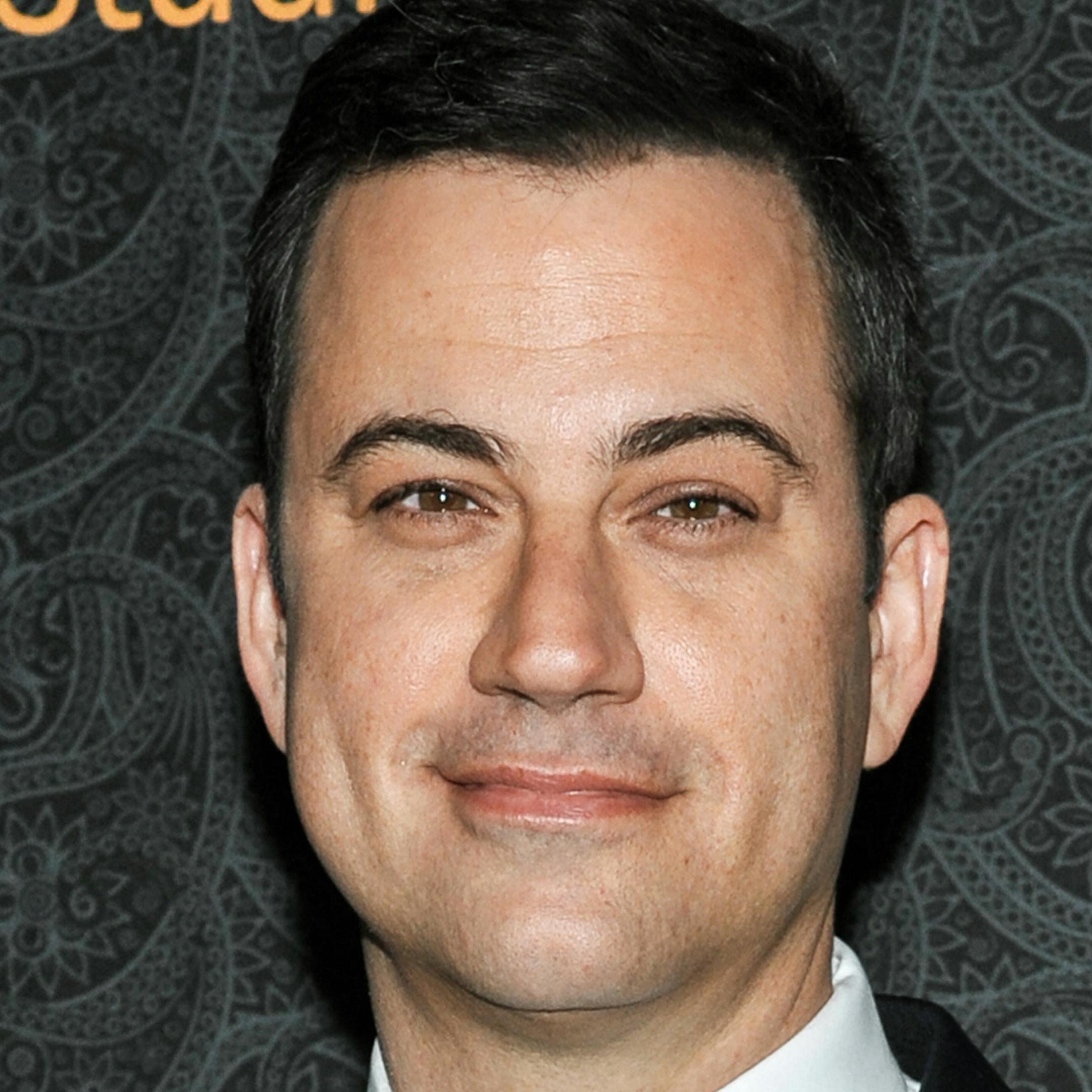 FILE - This Nov. 16, 2013 file photo shows Jimmy Kimmel at the 4th Annual Variety's Power of Comedy Event in Los Angeles. Kimmel said Thursday, Feb. 20, 2014, he cooperated with luger Kate Hansen to post a fake video of a wolf wandering the hall outside the athlete's room in Sochi. Instead, Kimmel's staff rented a wolf and built a set in Los Angeles that was a replica of the dorm and filmed the animal walking around (Richard Shotwell/Invision/AP, File)