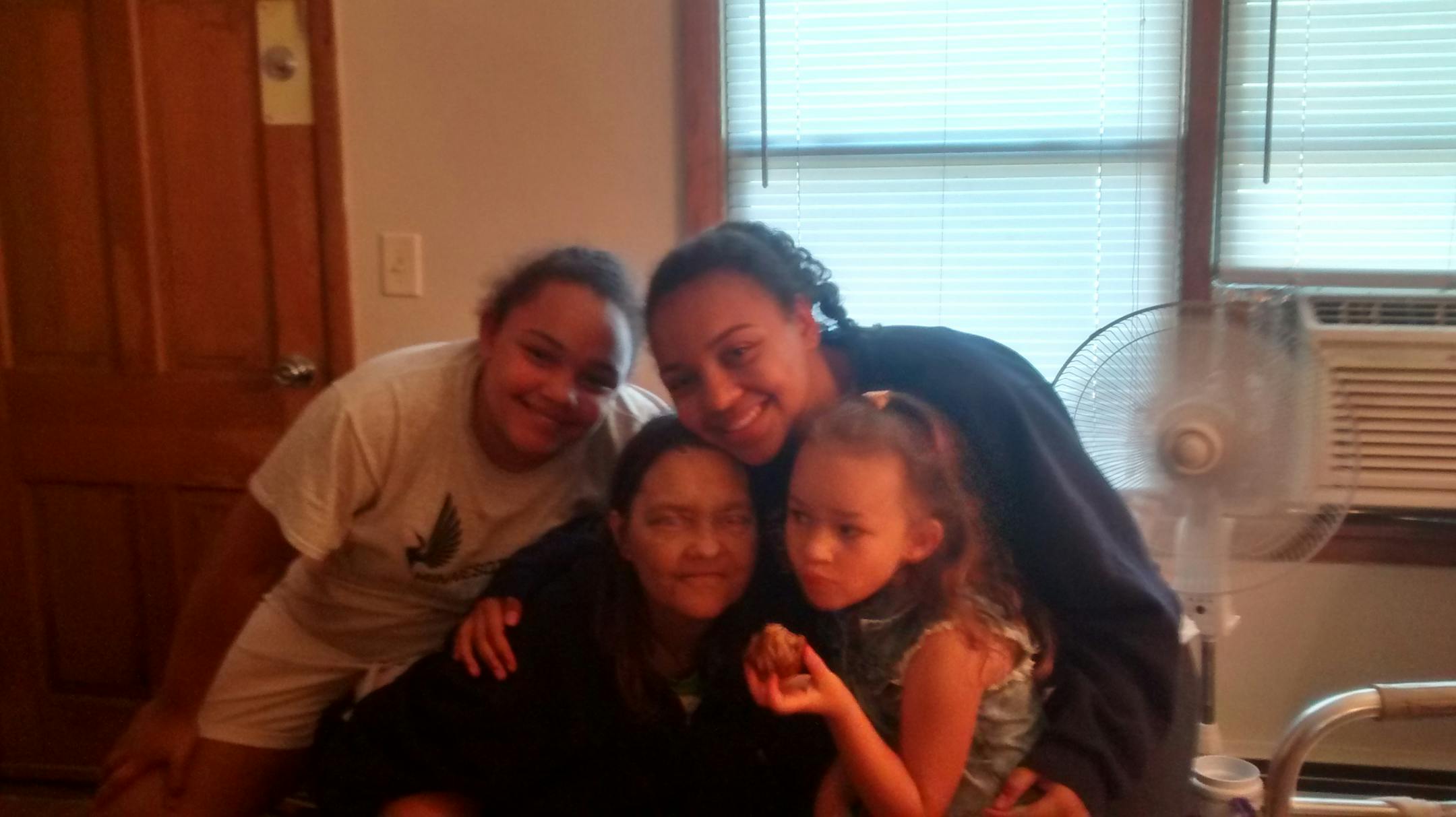 My mother Doni Secord and three of her granddaughters