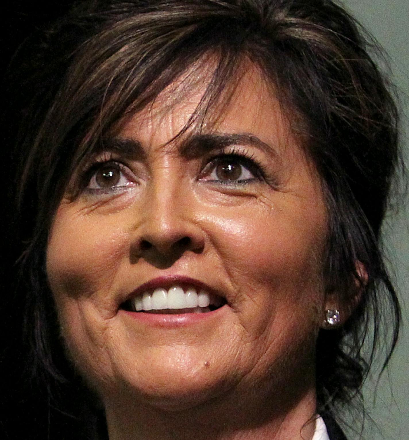 Minneapolis Police Chief Jane&#xe9; Harteau smiles after the summer 2013 recruit class police officer graduation ceremony at DeLaSalle High School in Minneapolis, Minn., on Tuesday, July 30, 2013. ] (ANNA REED/STAR TRIBUNE) anna.reed@startribune.com (cq)