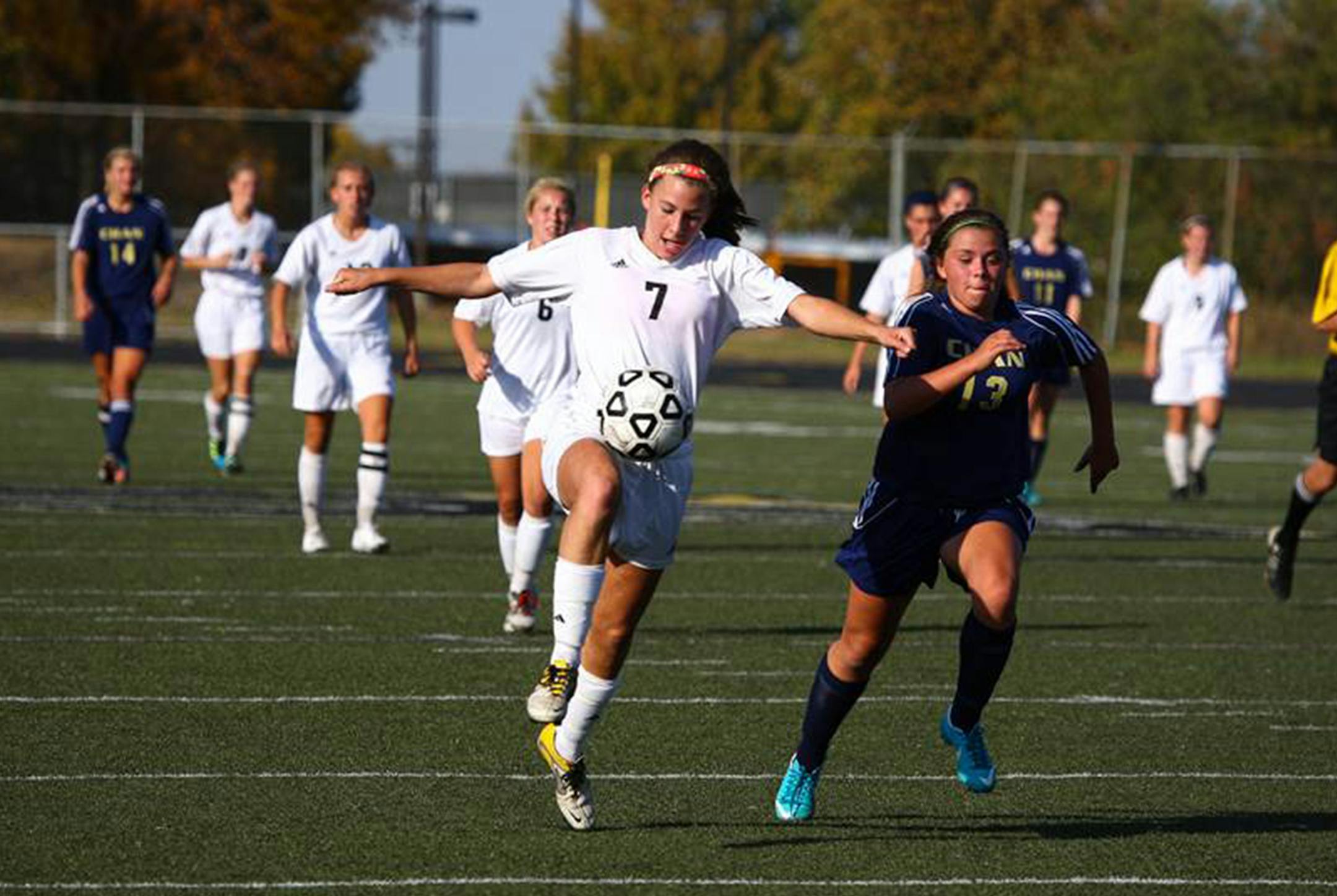 Lindsey Coleman, Burnsville soccer Credit: Craig Haberlack