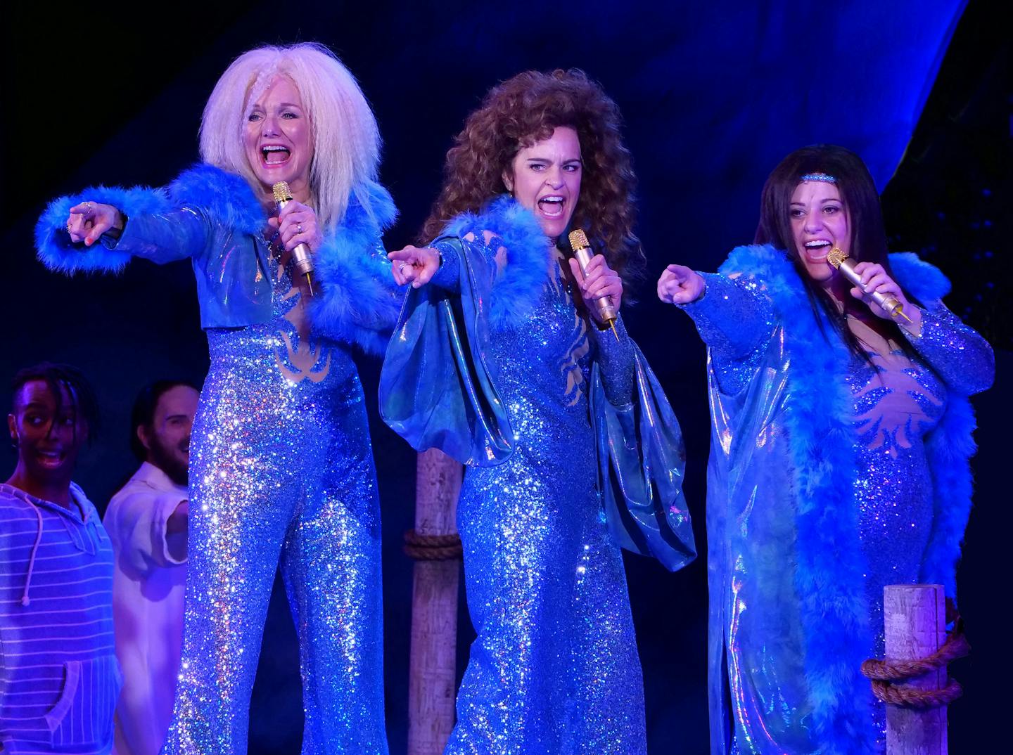 credit Tom Wallace
Finaleof "Mamma Mia!" at the Chanhassen
Michelle Barber, Kersten Rodau & Therese Walth