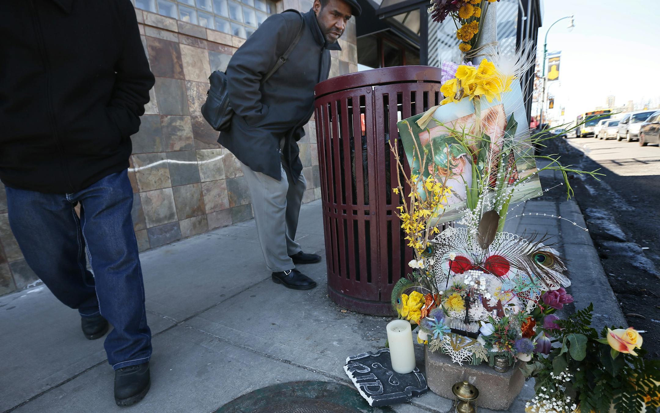 On Monday, flowers were placed at Cedar and Lake Street where Elyse Stern was killed after being struck by car while riding her bike over the weekend in Minneapolis.