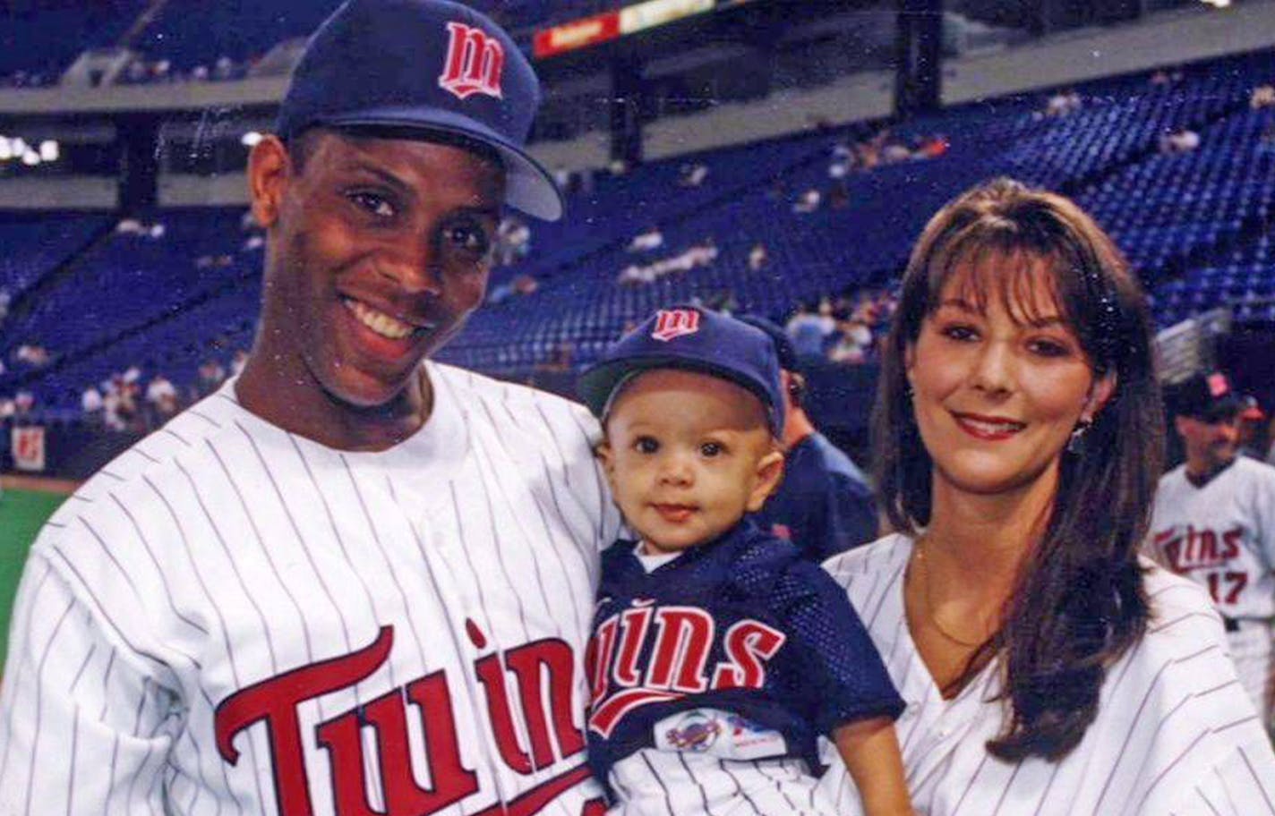 Pat Mahomes, a Twins pitcher in the early 1990s, brought his son, Patrick, and his then-wife, Randi, to the Metrodome for a game.