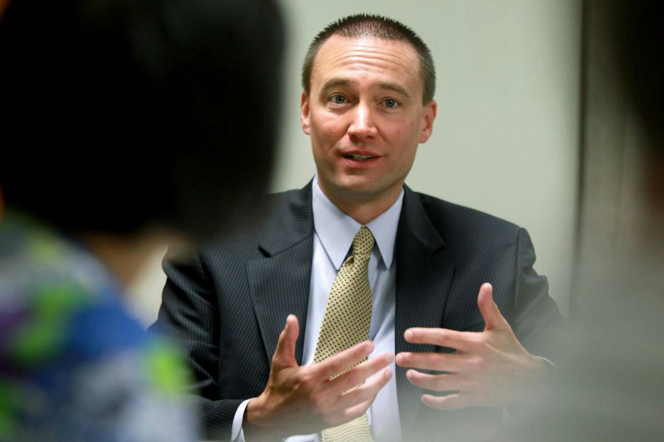 Brian Lassiter is the president of the Minnesota Council for Quality and is a constultant. Lassiter recently met with the Minnesota Board of Education for a conference in Roseville, MN, June 27, 2012. (ELIZABETH FLORES/STAR TRIBUNE) ELIZABETH FLORES � eflores@startribune.com