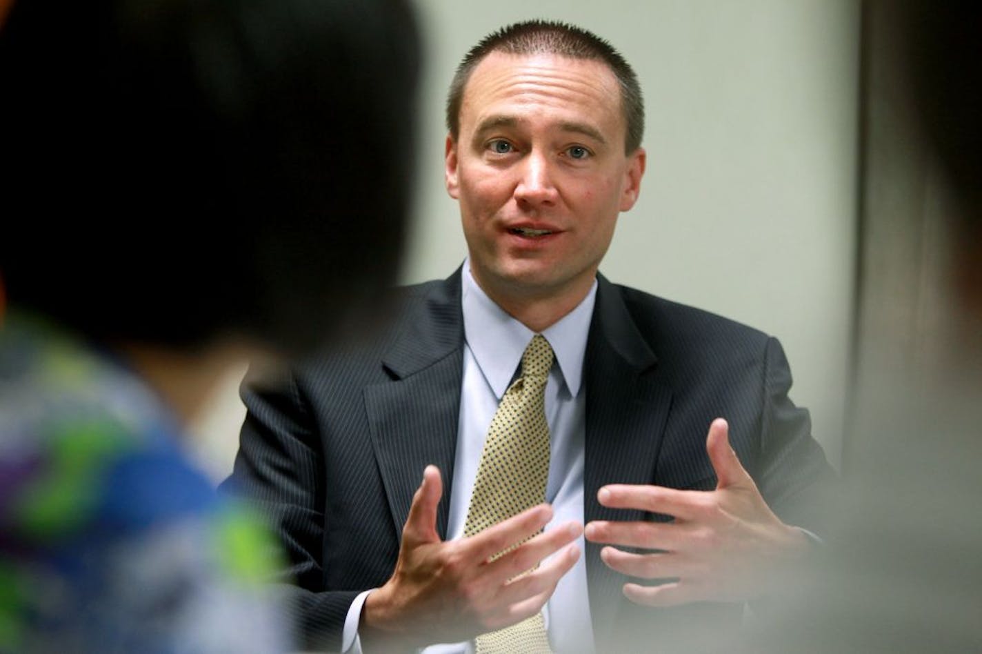 Brian Lassiter is the president of the Minnesota Council for Quality and is a constultant. Lassiter recently met with the Minnesota Board of Education for a conference in Roseville, MN, June 27, 2012. (ELIZABETH FLORES/STAR TRIBUNE) ELIZABETH FLORES � eflores@startribune.com