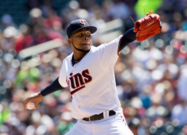 Twins starter Ervin Santana crashed to earth on Sunday, giving up six runs in his first poor outing of 2017.