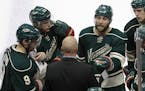 Coach Mike Yeo talked to the Wild during a game last season.