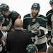 Coach Mike Yeo talked to the Wild during a game last season.