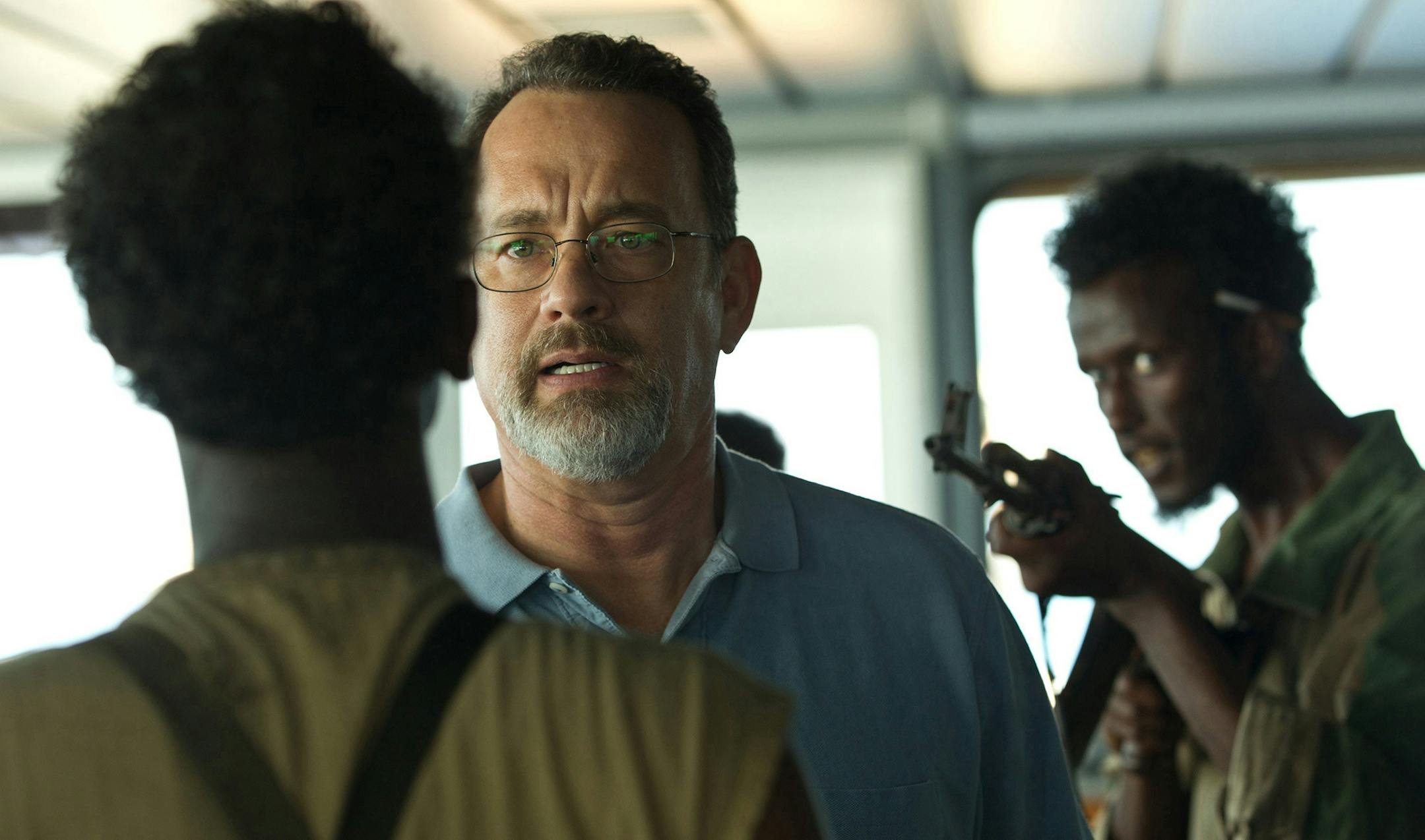 (Oct. 11) True story: Tom Hanks stars in "Captain Phillips," about the hijacking of a U.S. container ship by Somali pirates. (Courtesy Hopper Stone/SMPSP/MCT) ORG XMIT: MIN1308281557538004 ORG XMIT: MIN1309041016450671 ORG XMIT: MIN1309041127390694