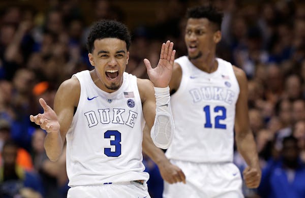 Duke's Tre Jones followed his brother, Tyus, and chose Duke after a successful career at Apple Valley.