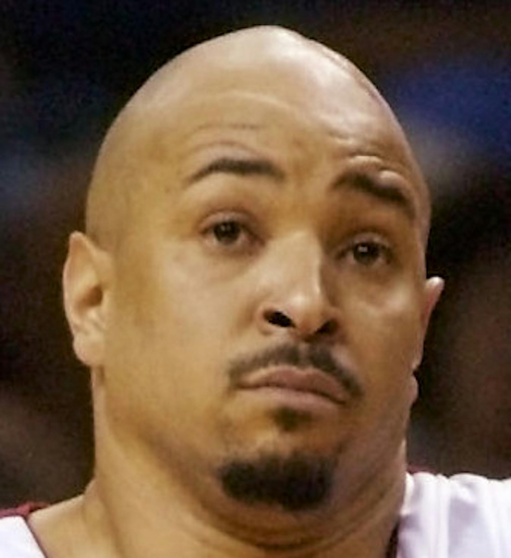 Miami Heat's Chris Gatling shrugs off a technical foul called on him in the second half against the Indiana Pacers at American Airlines Arena in Miami on Friday, March 22, 2002. Indiana won the game 104-94. (AP Photo/David Friedman) ORG XMIT: FLDF105