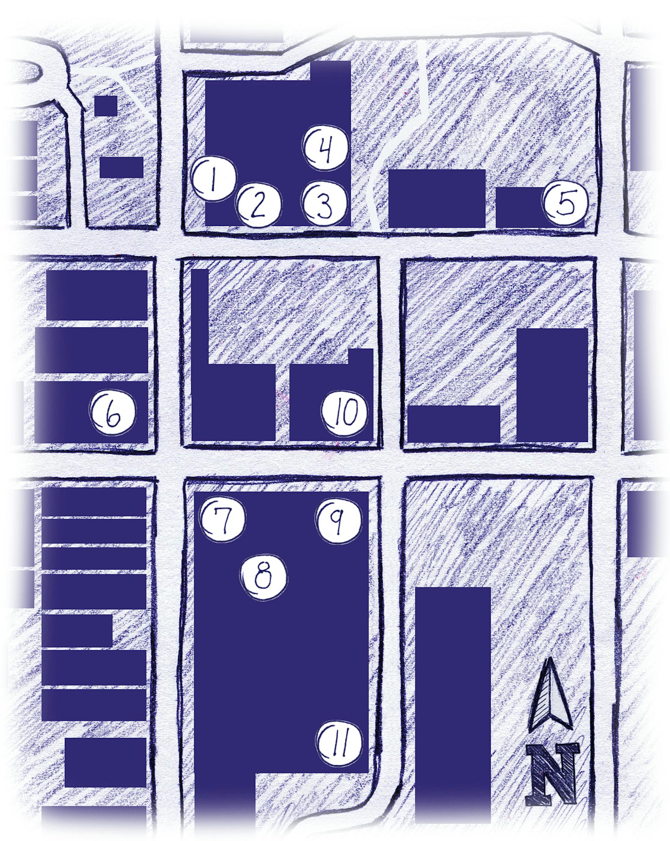 Uptown clubs map Mike Rice / mike.rice@startribune.com William's Uptown Pub and Peanut Bar, Social House, Uptown Tavern and Rooftop, Bar Louie Uptown, Bar Abilene, Chino Latino, Primebar Minneapolis, Uptown Cafeteria, Stella's Fish Cafe, Famous Dave's, Republic