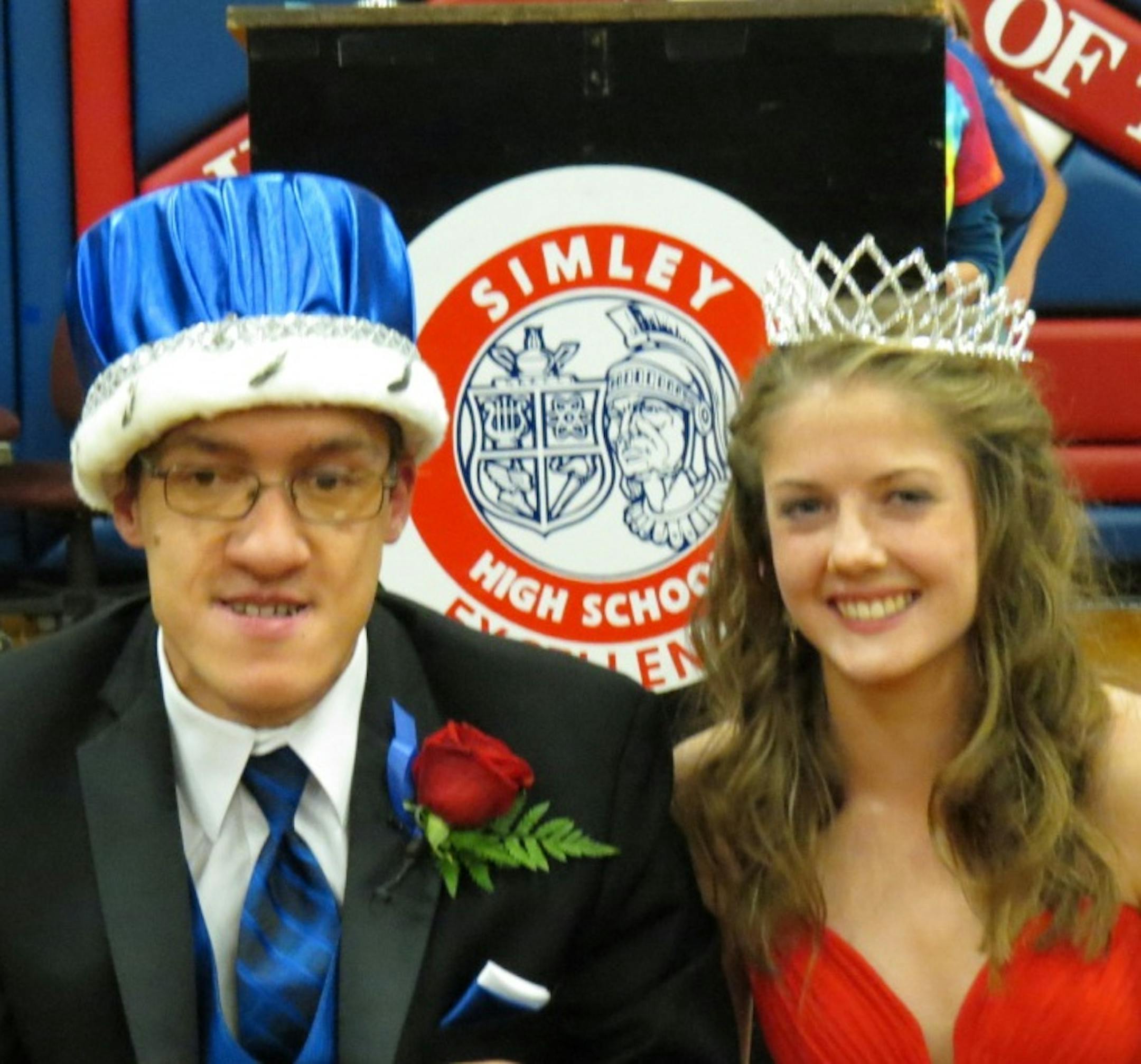 Simley High School homecoming king Paul Stokke and queen Emily Sweeney. Submitted photo.