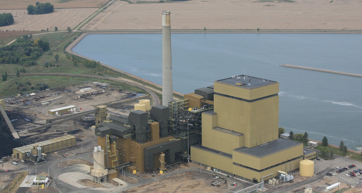 The coal-fired Big Stone power plant rises on the prairie in South Dakota, just across the border from Ortonville, Minn. It is co-ownd by Otter Tail Power Co,, which also operates it, Montana-Dakota Utilities Co., and NorthWestern Energy. Built in 1976, it was retrofitted with modern emissions control equipment in a three-year project completed in 2015.