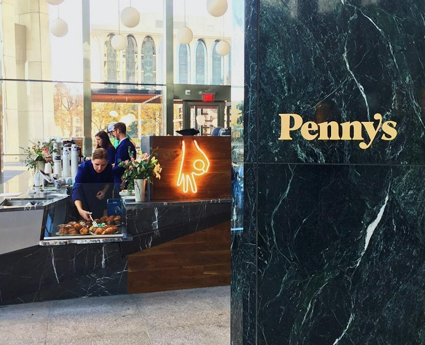 Penny's, the newest coffee shop in downtown Minneapolis.