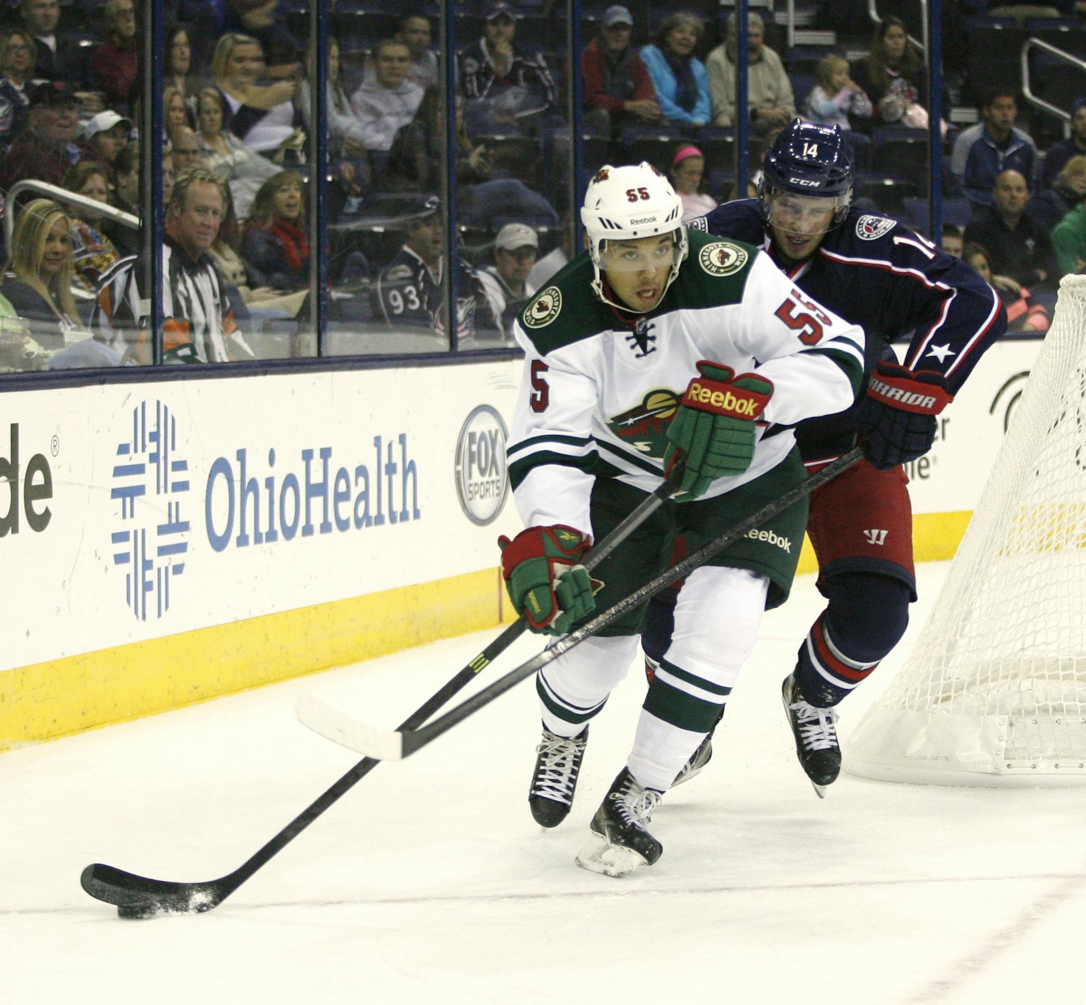 Minnesota's Mathew Dumba (55)