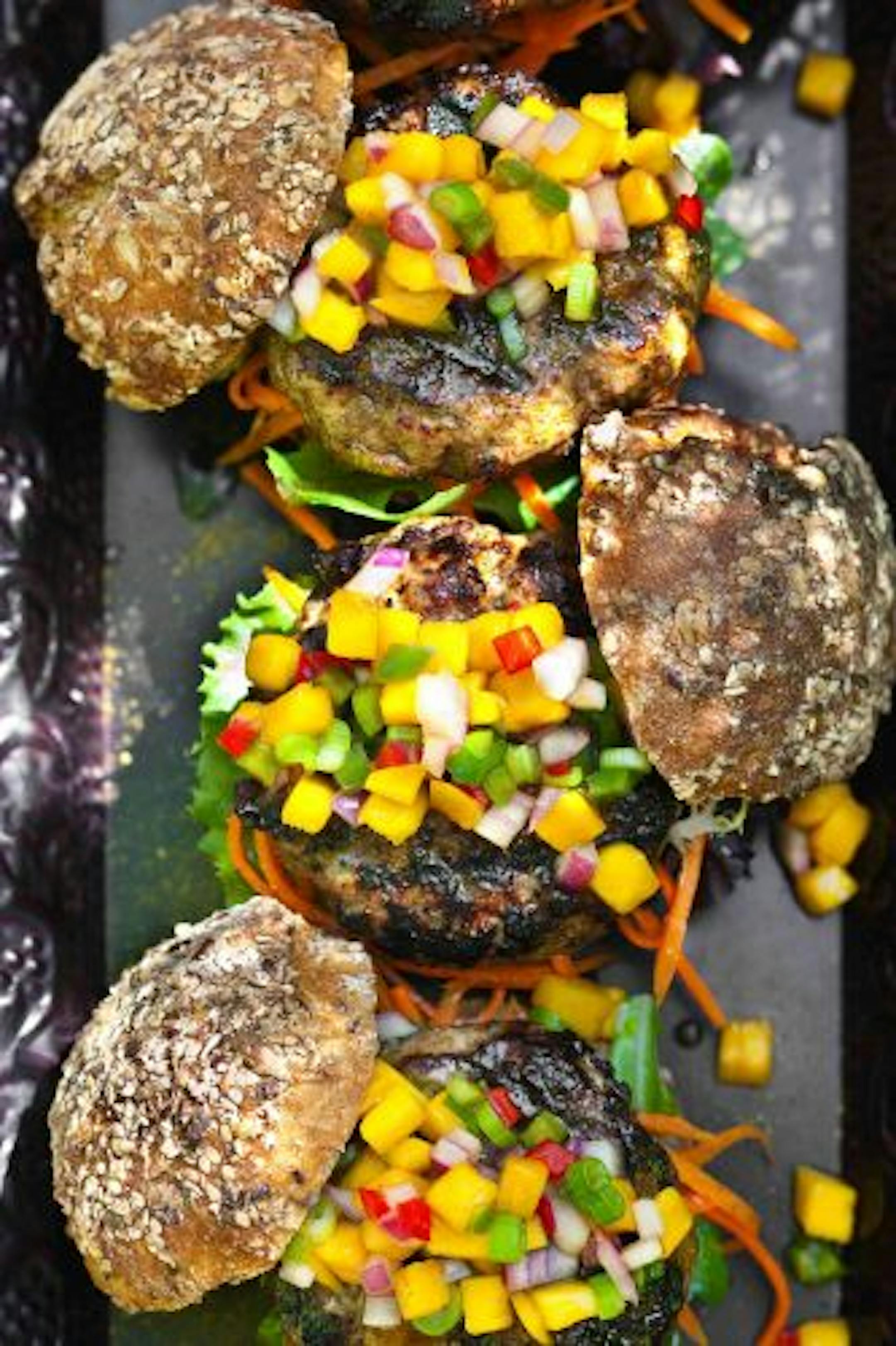 Curry-Spiced Lamb Burgers