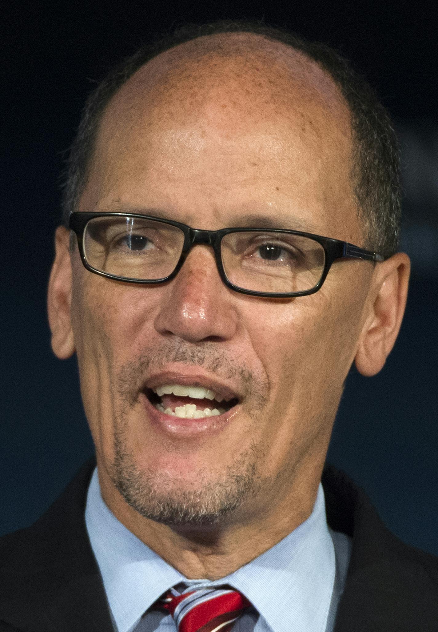 Labor Secretary Thomas Perez speaks at the U.S. Chamber of Commerce Foundation's Hiring Our Heroes program and the George W. Bush Institute's Military Service Initiative national summit, Wednesday, June 24, 2015, at the U.S. Chamber of Commerce in Washington. The summit focuses on creating employment opportunities for post-9/11 veterans and military families. (AP Photo/Molly Riley) ORG XMIT: DCMR118