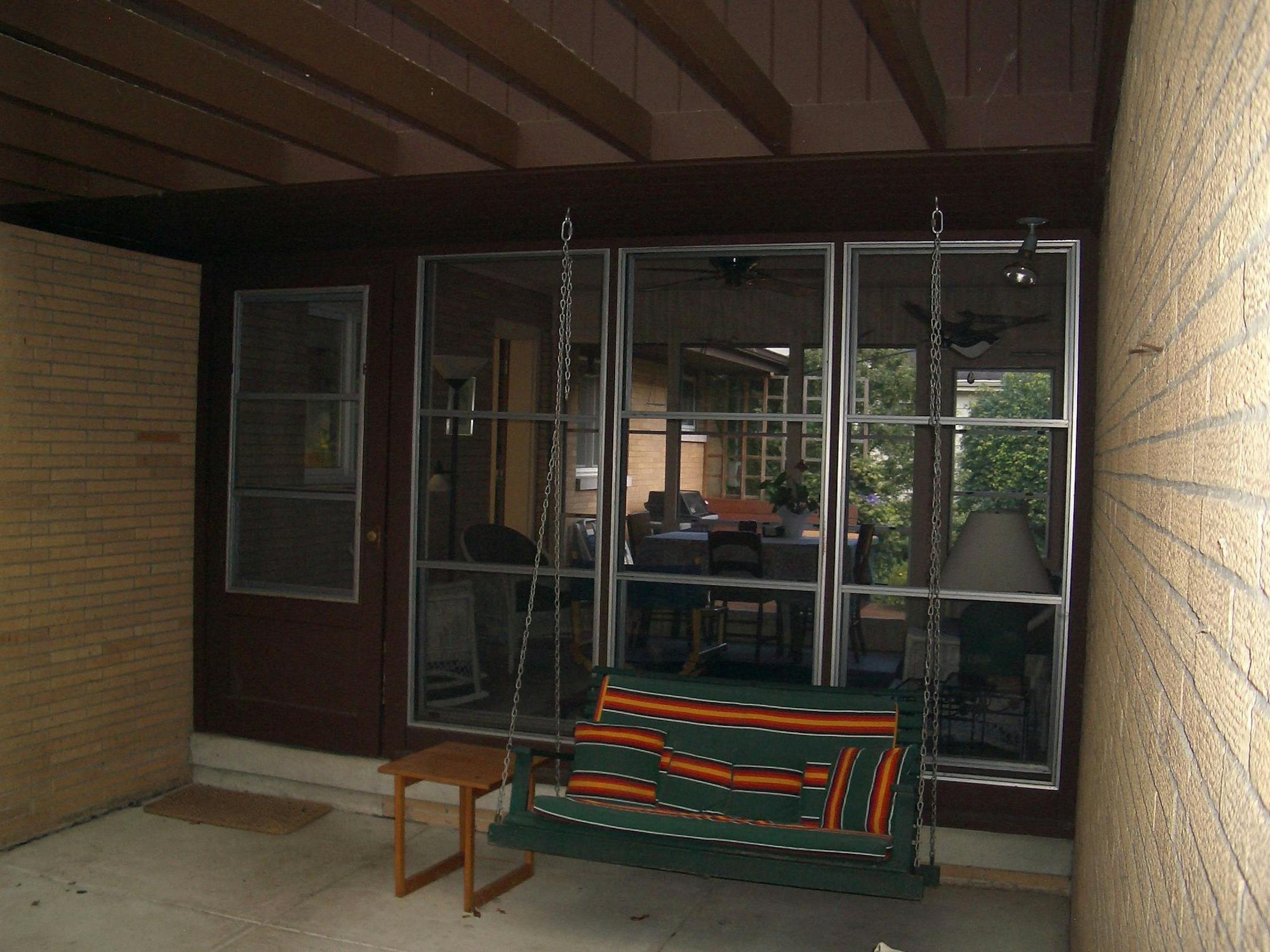 BEFORE: The small enclosed porch was "dark and depressing," said homeowner Bruce Knutson.