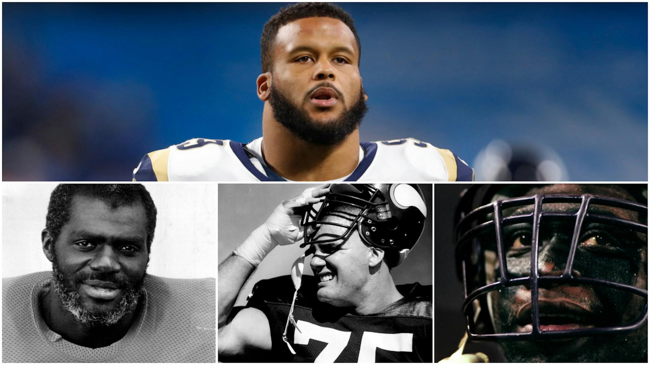 Aaron Donald has been influenced by the careers of three former Vikings: Alan Page, Keith Millard and John Randle.